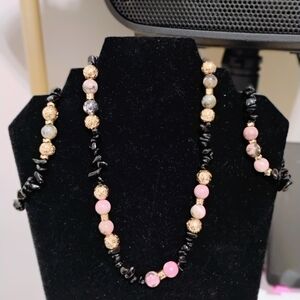 Unisex Handmade Necklace Bracelet Set